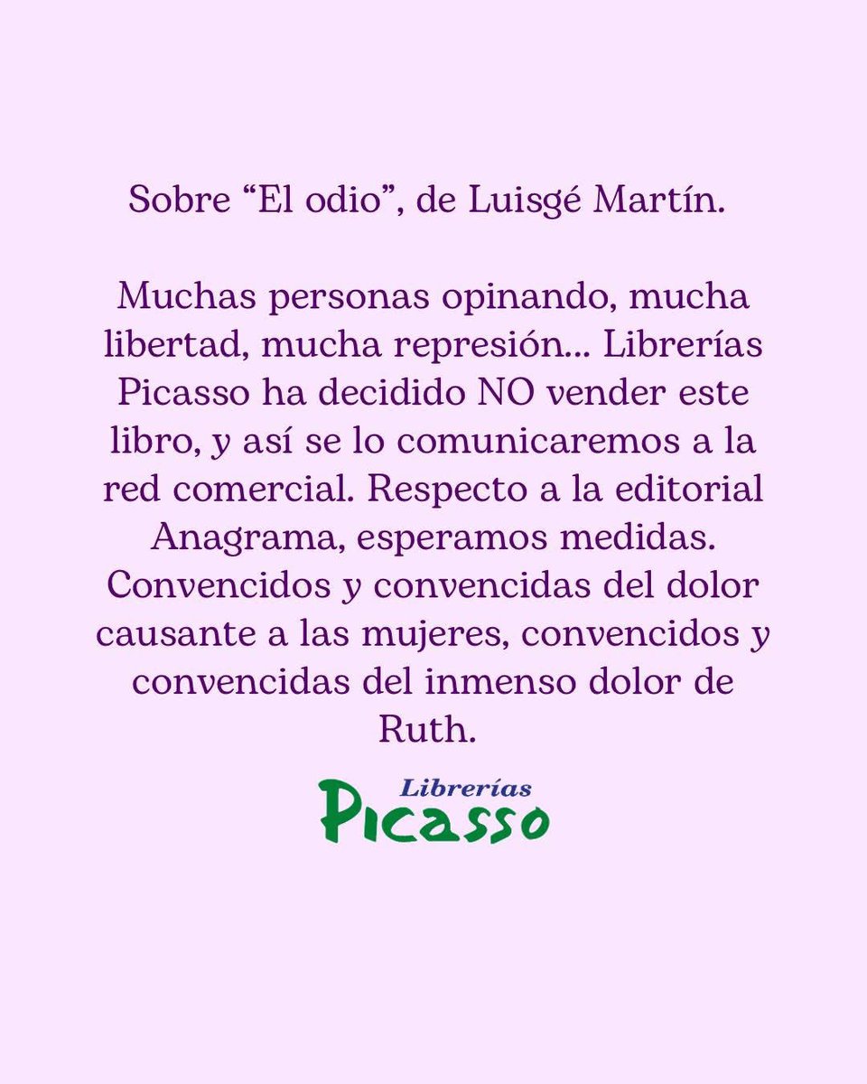 Librerías Picasso (@libreriapicasso) on Twitter photo 