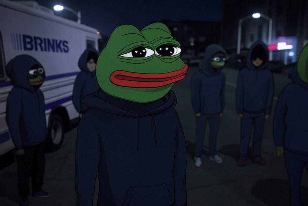SolBrinks_'s tweet photo. Gm! Heard there might be some $pepe holders getting ready to join us for the $brinks heists? 

https://t.co/UcChLsDLH3

2m $Brinks minimum for jackpot entry!

1m $Brinks minimum for playing the Heist Games! 

E7gL2k8msHTqadjrXiUdW7GgcFNgsGn4Tg6ArewY17dh

https://t.co/iziP1pA8Ii https://t.co/RzREKgWJhB