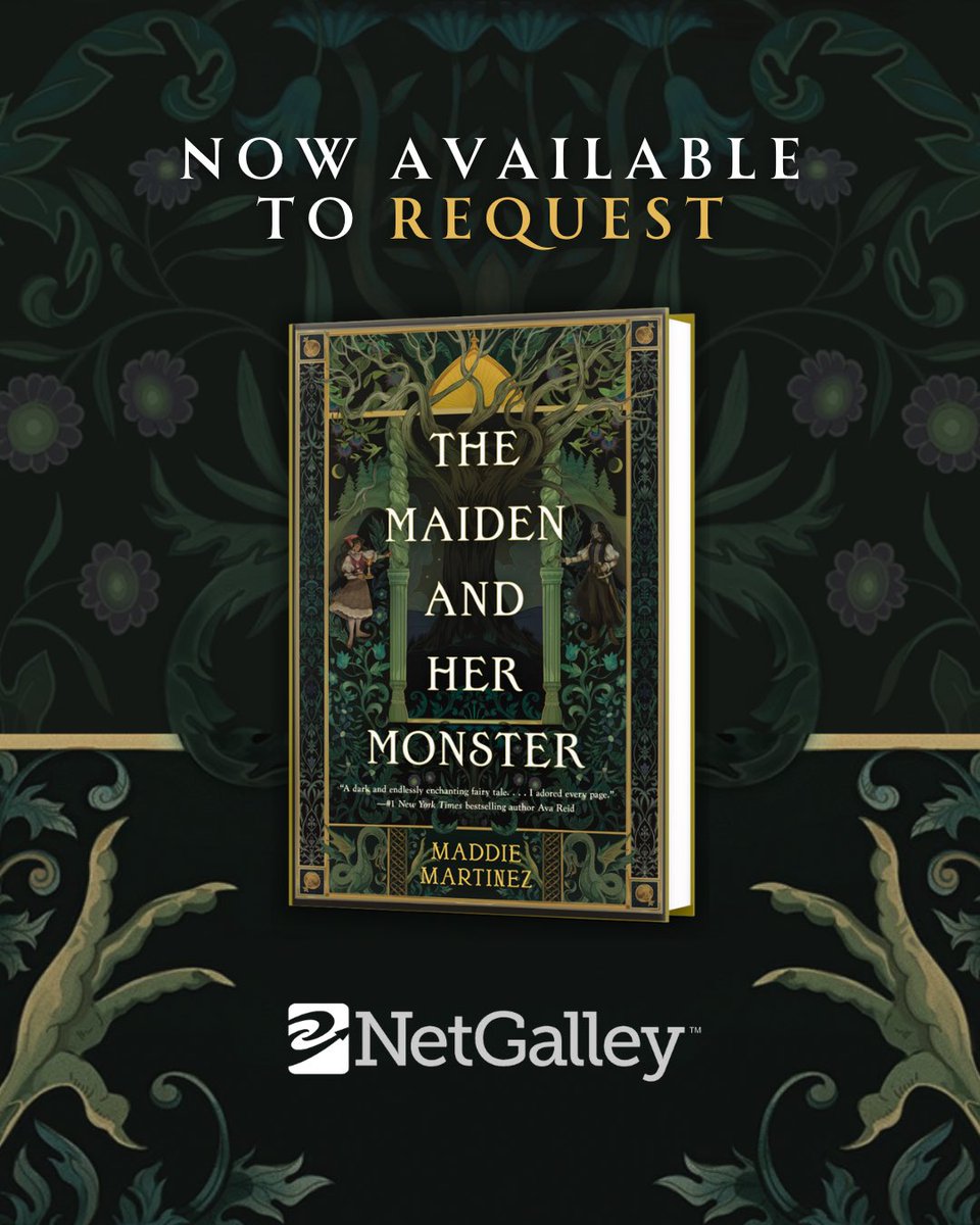 maddiesmartinez's tweet photo. THE MAIDEN AND HER MONSTER, my sapphic reimagining of the Jewish myth of golem, coming out in September from @torbooks is now available to request on Netgalley! It’s yours! 🤍 https://t.co/R1idjsQvOu