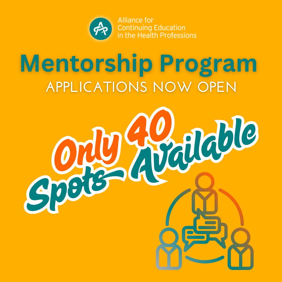 Applications are now open for the Alliance Mentorship Program. Whether you’re looking to mentor or be mentored, this is your opportunity to grow, connect, and make an impact! For more information on this six-month program, visit acehp.org/Resources/Ment….