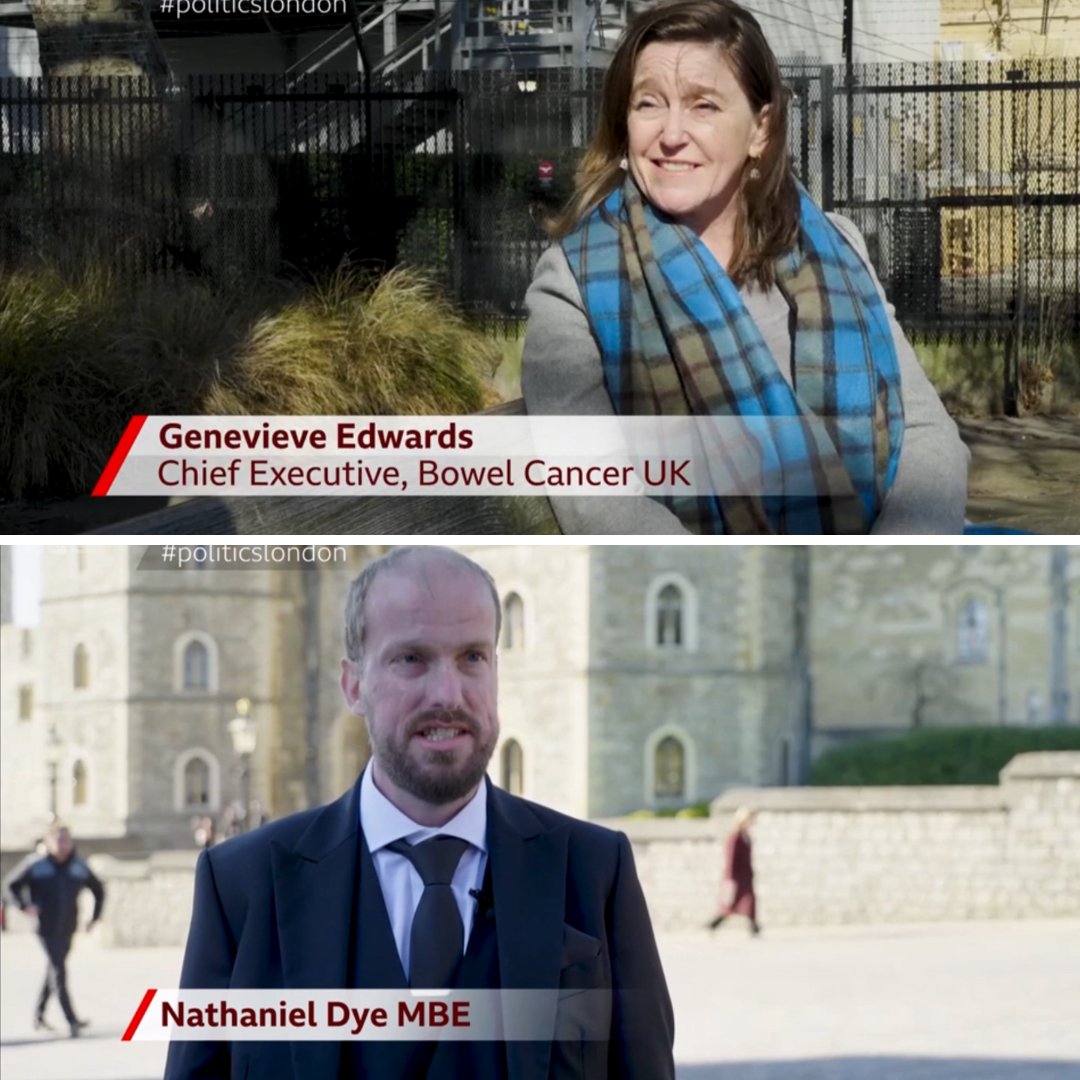 Bowel Cancer UK (@bowelcanceruk) on Twitter photo Yesterday, our Chief Executive, <a href="/GenEdwards/">Genevieve Edwards</a> and campaigner <a href="/NathanielD93744/">Nathaniel Dye MBE</a> spoke to <a href="/BBC/">BBC</a>’s Politics London Show.
During the interview, Nathaniel shares his experience of a late diagnosis of #BowelCancer and Gen discusses the symptoms of the disease, the National Cancer Plan for Yesterday, our Chief Executive, <a href="/GenEdwards/">Genevieve Edwards</a> and campaigner <a href="/NathanielD93744/">Nathaniel Dye MBE</a> spoke to <a href="/BBC/">BBC</a>’s Politics London Show.
During the interview, Nathaniel shares his experience of a late diagnosis of #BowelCancer and Gen discusses the symptoms of the disease, the National Cancer Plan for