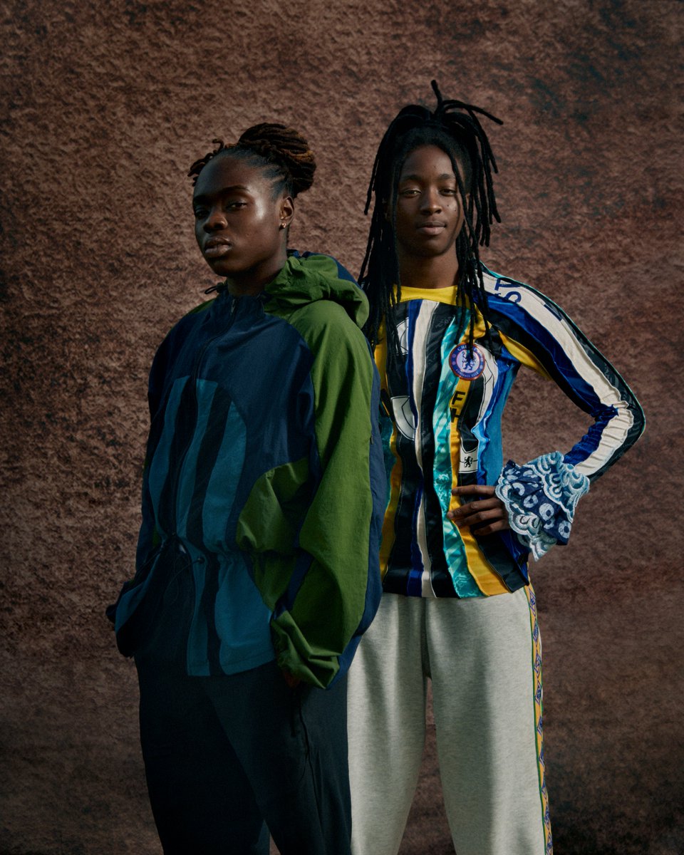 Chelsea FC (@chelseafc) on Twitter photo Introducing 'For the Glory' by BCF winner, Ebele Ojechi.
Funded by <a href="/CFCFoundation/">Chelsea Foundation</a>, FTG is a sportswear collection inspired by Chelsea's heritage, linking iconic CFC jerseys with Nigerian culture to celebrate the connections between the club and one of our most significant Introducing 'For the Glory' by BCF winner, Ebele Ojechi.
Funded by <a href="/CFCFoundation/">Chelsea Foundation</a>, FTG is a sportswear collection inspired by Chelsea's heritage, linking iconic CFC jerseys with Nigerian culture to celebrate the connections between the club and one of our most significant