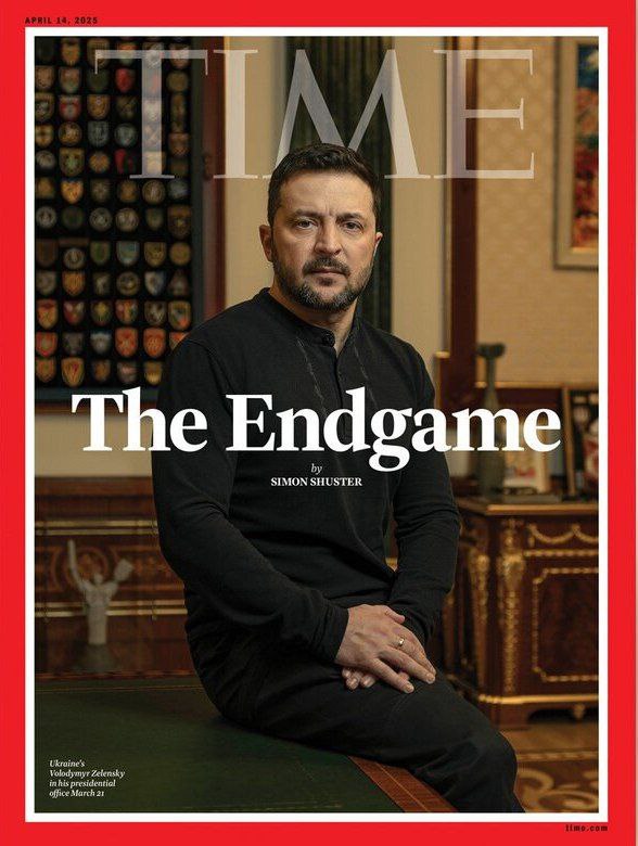 La rivista Time ha messo Zelensky sulla copertina del suo nuovo numero con il titolo "Endgame". 

Qualcuno dovrebbe gentilmente avvisare
del dato di fatto tutti quei coglioni psicopatici con
lo scolapasta in testa,
insieme ai menomati mentali guerrafondai che vegetano