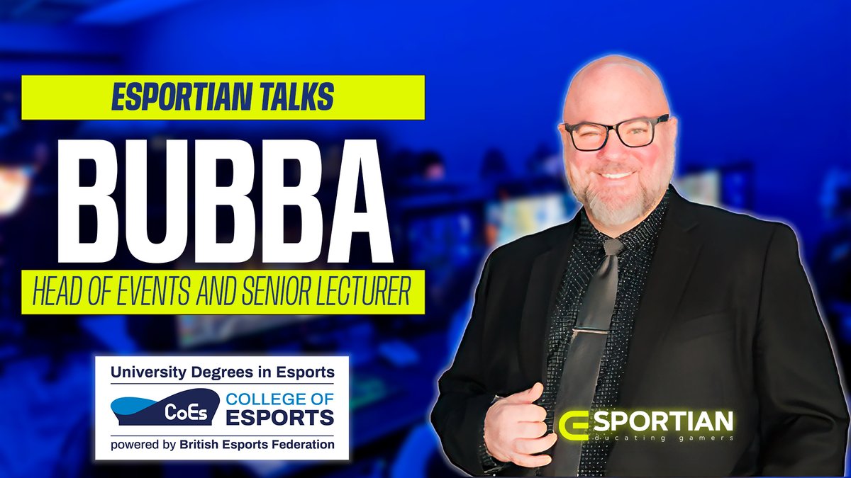 Esportian - Esports Scholarships (@esportian) on Twitter photo ๐จ NEW ESPORTIAN TALKS INCOMING!
๐๏ธJoin us for an exclusive chat with <a href="/BubbaGaeddert/">Bubba Gaeddert</a>!
Broadcaster, professor, entrepreneur & esports veteran, Bubba has spent years shaping the gaming & education space.
๐
Wed, March 26
โฐ 1:30 p.m. EDT - 10:30 AM PT
๐ Live on X ๐จ NEW ESPORTIAN TALKS INCOMING!
๐๏ธJoin us for an exclusive chat with <a href="/BubbaGaeddert/">Bubba Gaeddert</a>!
Broadcaster, professor, entrepreneur & esports veteran, Bubba has spent years shaping the gaming & education space.
๐
Wed, March 26
โฐ 1:30 p.m. EDT - 10:30 AM PT
๐ Live on X