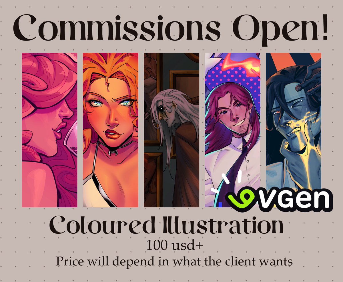 JustDessPlease's tweet image. Commissions open! :)
If you have any questions, send me a DM! I'm also in VGen!
vgen.co/JustDessPlease
#Vgen