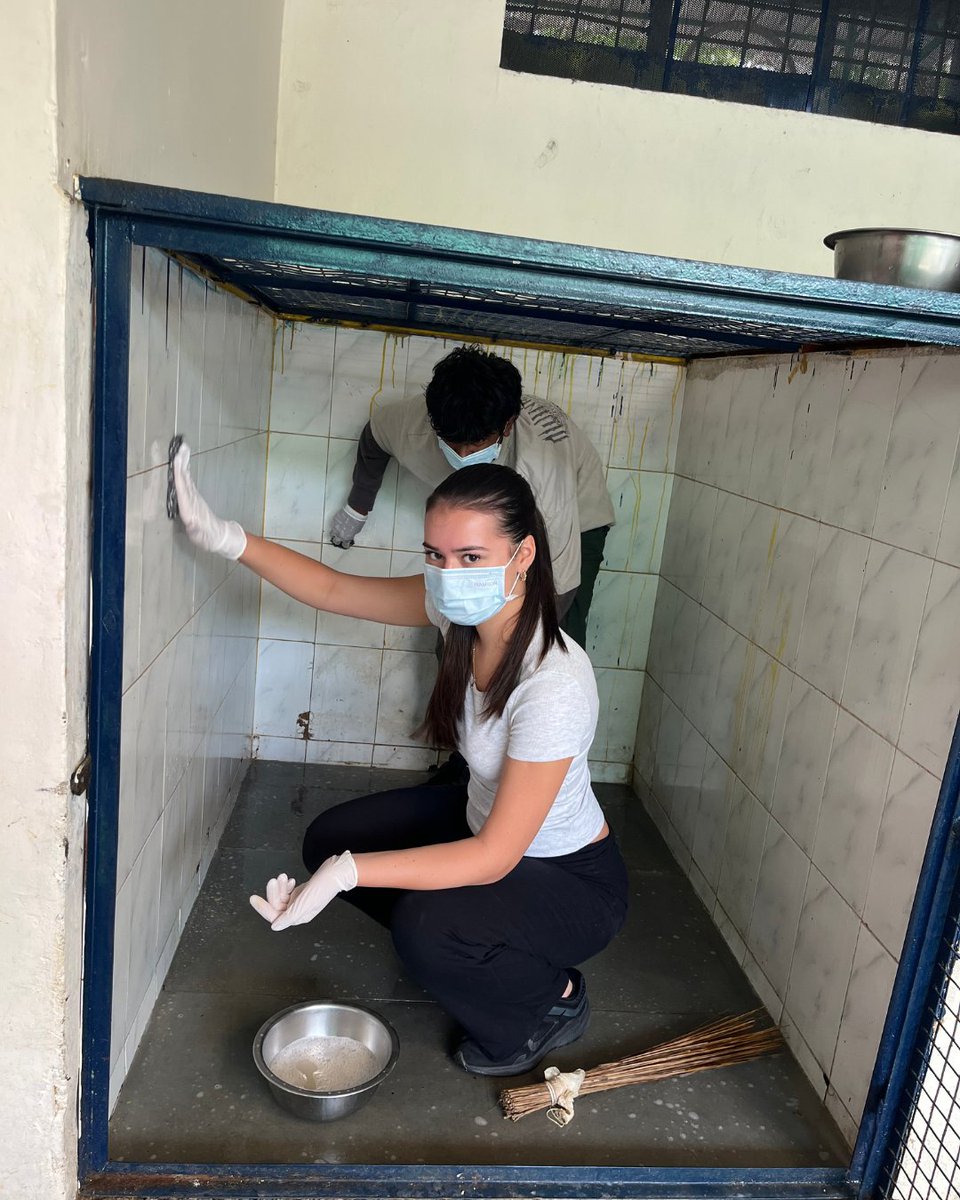 Stonehill_SIS's tweet image. A group of 8 students and 2 teachers visited the CUPA Trauma Center. Their visit was both heart warming and eye opening. They learned about the incredible work done for injured and rescued dogs, then rolled up their sleeves to clean kennels and help out.
#SISlearns #CUPAIndia