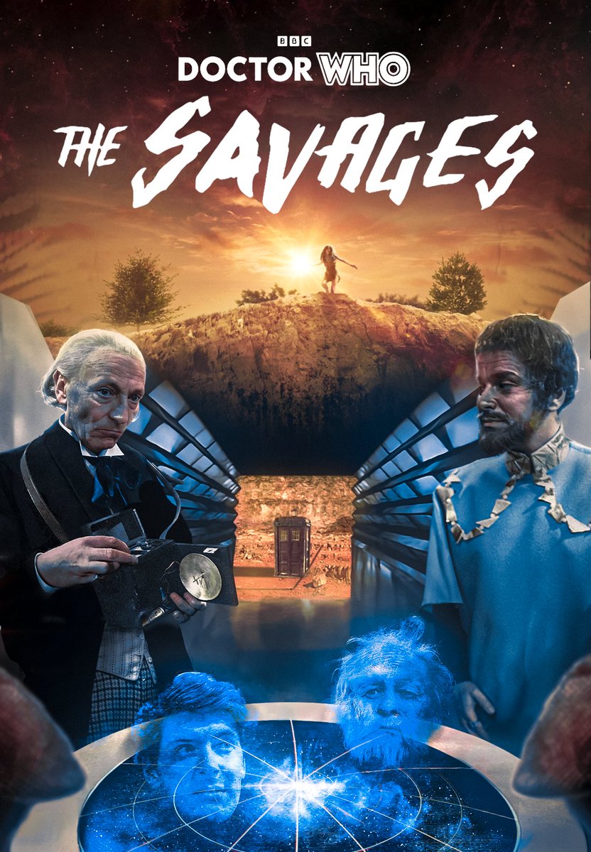 matt_burniston's tweet photo. Missed doing something for the season 7 bluray. But managed to get my artwork on the savages DVD release. Hopefully, it lives up! #doctorwho #williamhartnell #thesavages https://t.co/GREubG4M2O