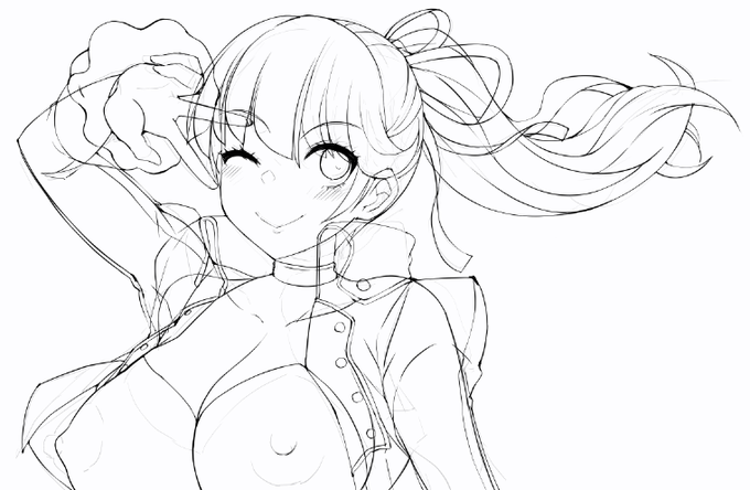 今日は調子が良かったので次のskebリクエストに着手してました!木曜日頃の納品目指して頑張ります✨️ 