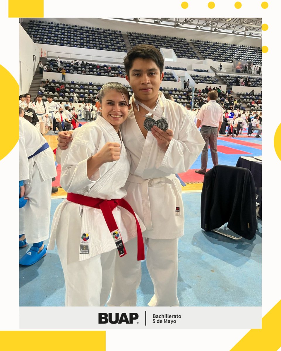 b5m_buap's tweet photo. Felicitamos a  Víctor Iván Medina de 2B
🥈KATA varonil individual Segundo Lugar
🥈Kumite varonil individual Segundo Lugar 
Felicitamos a la Sensei Fátima del Carmen Maza. Segundo Lugar 🥈 en la categoría KATA femenil individual cintas negras adulto, estamos orgullosos de ustedes. https://t.co/U5uqVHitts