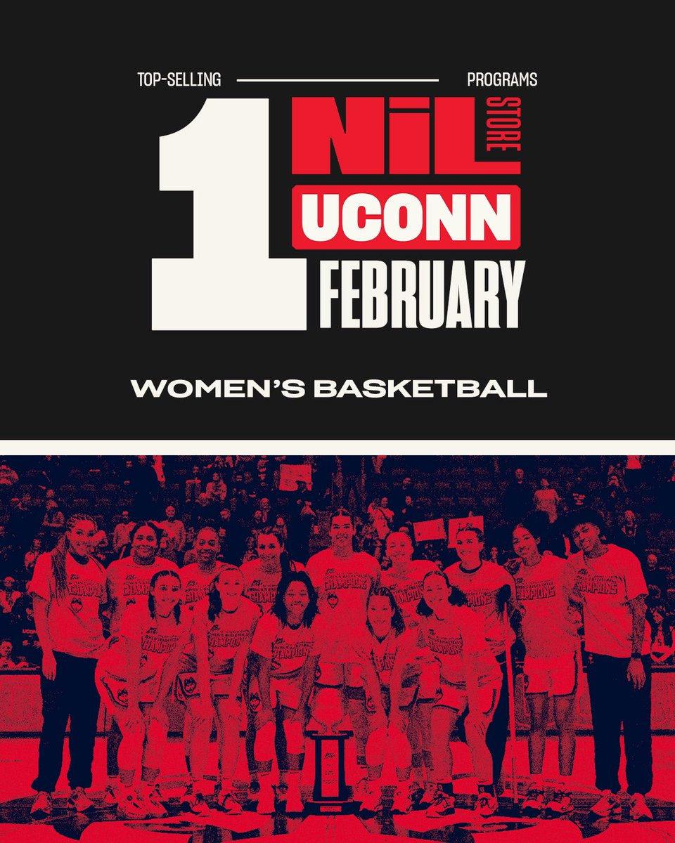 The top-selling school of February is <a href="/UConnWBB/">UConn Women’s Basketball</a> !