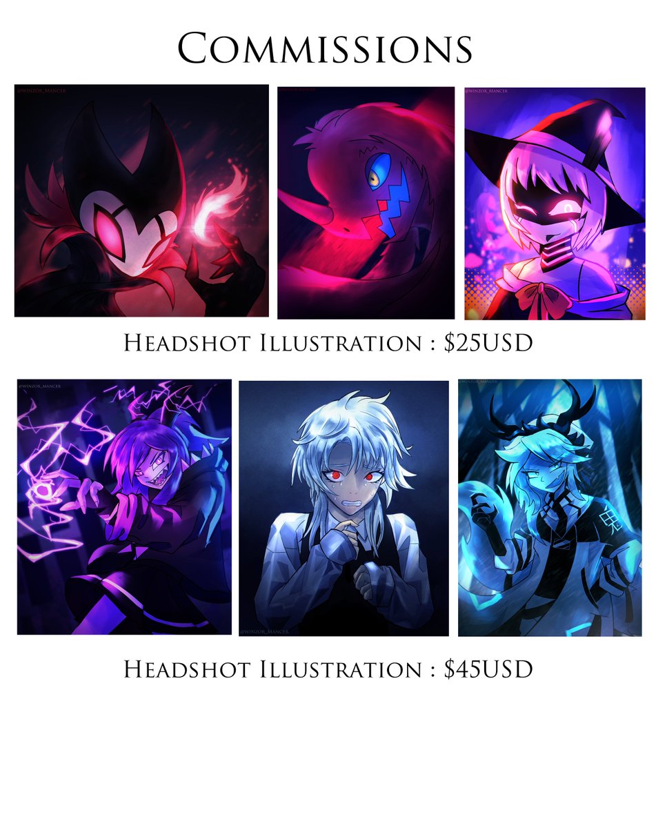 winzor_mancer's tweet image. My Commissions are finally open! you can check my
ko-fi and the info below for more details