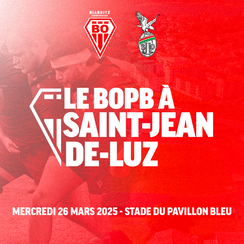 BOPBweb's tweet photo. ⚓️ 𝐒𝐚𝐢𝐧𝐭-𝐉𝐞𝐚𝐧-𝐝𝐞-𝐋𝐮𝐳 : on revient !
🗓️ Ce mercredi, les Rouge & Blanc repartent à la rencontre des Luziennes & des Luziens et délocalisent leur entraînement au stade du Pavillon Bleu 🏟️
👋 À très vite
#SACABO | #BOPB | #AupaBO