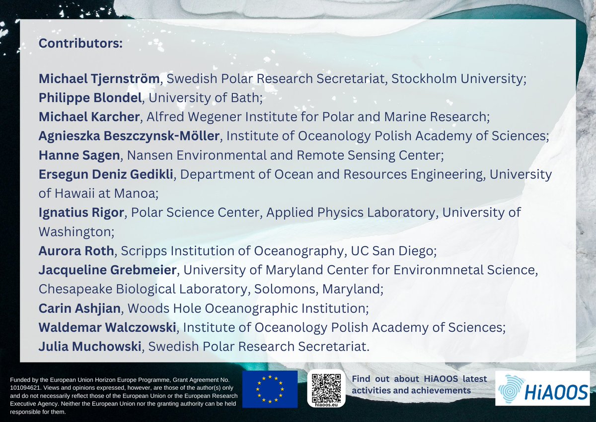 HiAOOS_project's tweet image. If you&apos;re at #ASSW25, look out for #HiAOOS. You can find us at #PolarConnect booth, @EUPolarCluster  booth or in these sessions. Find out more: bit.ly/4kZ2sog @nordunet @IASC_Arctic #Arctic #Ocean #Innovation #Science #Moorings #underice