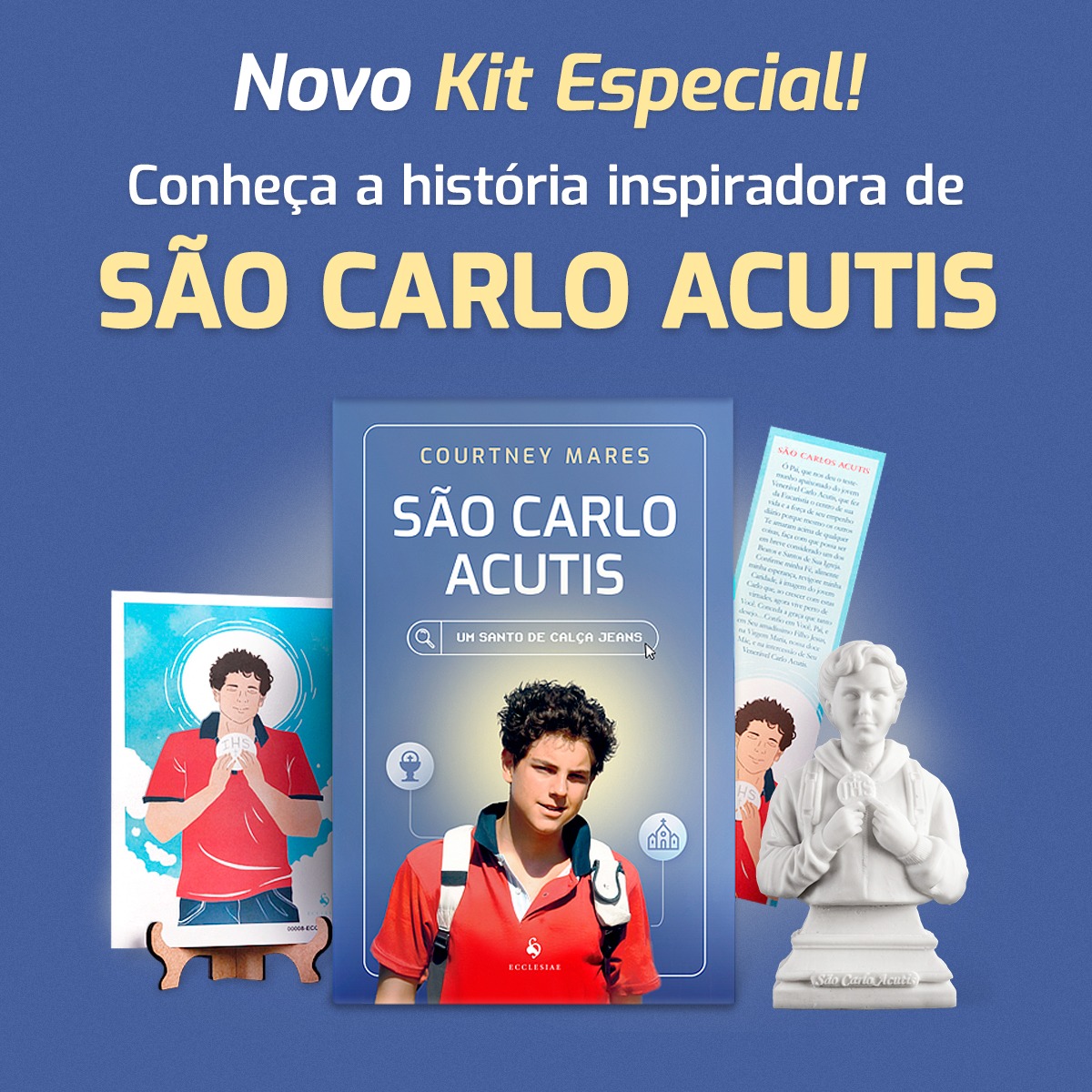 ecclesiaeditora's tweet photo. Um jovem que, mesmo vivendo em um mundo cada vez mais digital, encontrou na Eucaristia sua maior paixão e testemunhou com alegria a presença real de Cristo.

📚 Adquira já o Kit São Carlo Acutis e leve essa inspiração para sua vida!

https://t.co/op127sotTr

#carloacutis https://t.co/g9OzWrB7in