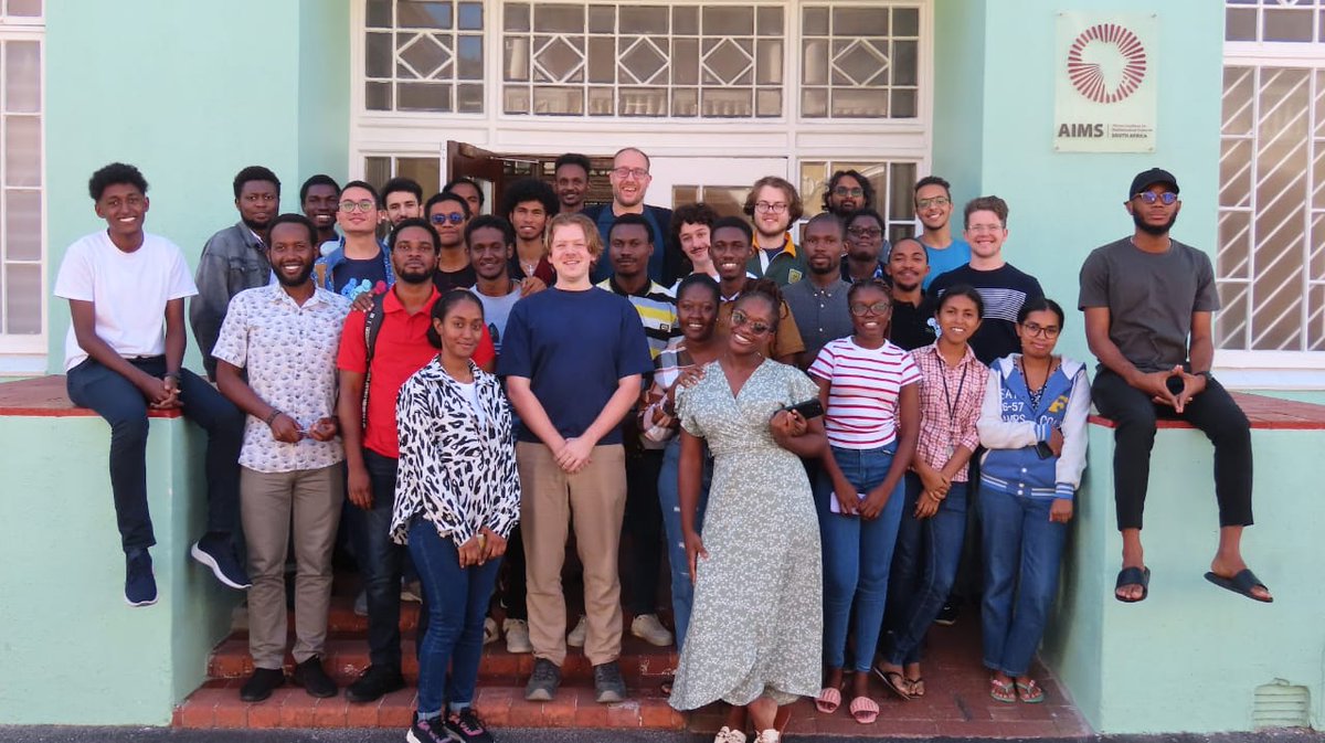 Floor Eijkelboom (@feijkelboom) on Twitter photo 🇿🇦Had the most amazing time at <a href="/AIMS_Next/">African Institute for Mathematical Sciences (AIMS)</a> in Cape Town teaching some of the brightest, hardest-working, and most grateful students I've ever met. Special thanks to <a href="/jwvdm/">Jan-Willem van de Meent</a> for this amazing opportunity and teaching this course!
Can't wait to see where their talents take them ❤️ 🇿🇦Had the most amazing time at <a href="/AIMS_Next/">African Institute for Mathematical Sciences (AIMS)</a> in Cape Town teaching some of the brightest, hardest-working, and most grateful students I've ever met. Special thanks to <a href="/jwvdm/">Jan-Willem van de Meent</a> for this amazing opportunity and teaching this course!
Can't wait to see where their talents take them ❤️