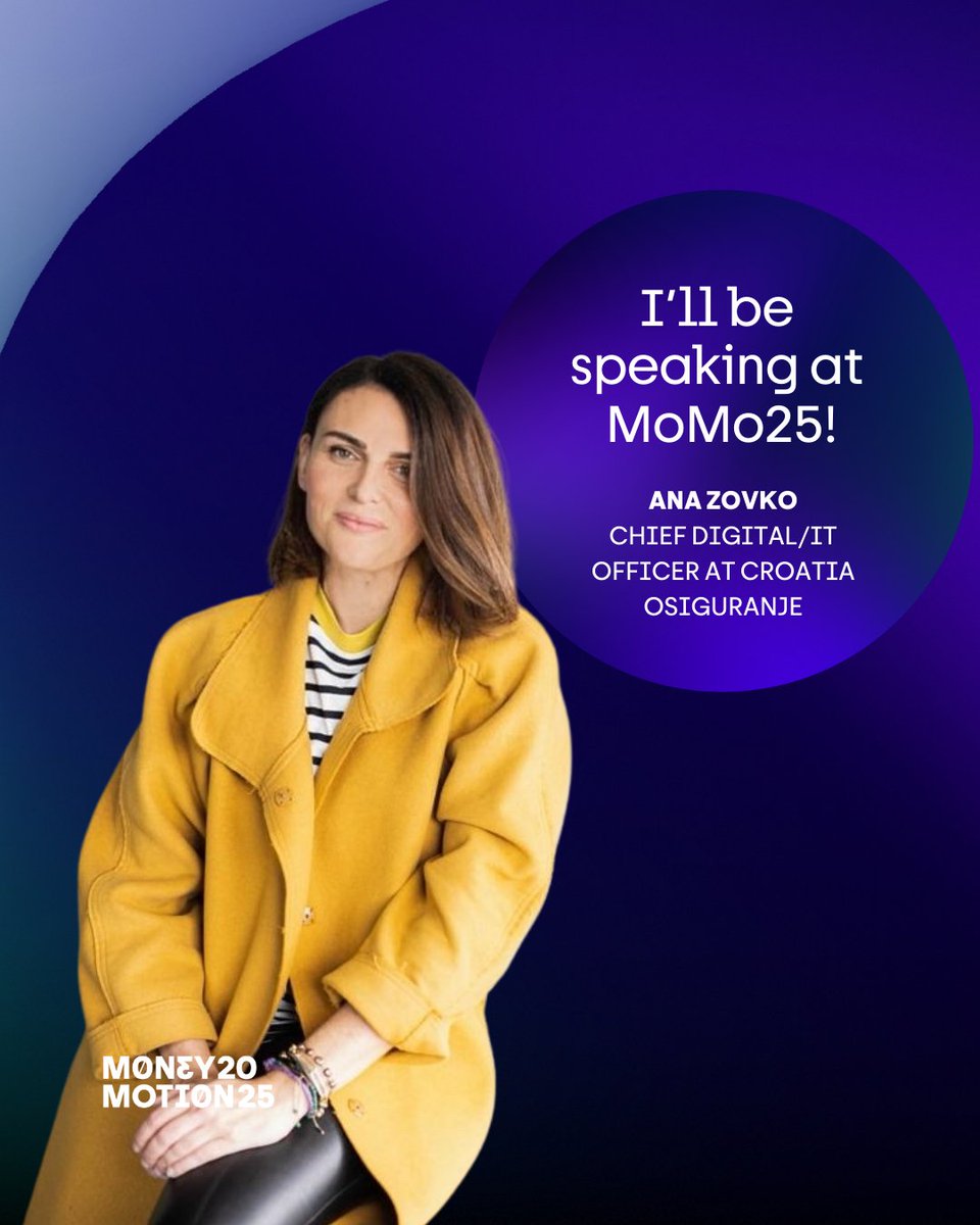 InsurTech over Coffee? We’ll take a double shot of that. Especially when Ana Zovko, Executive Director for Digital Business and IT at Croatia osiguranje, is leading the conversation. Catch her talk on #MoMo2025 Main Stage this Thursday.