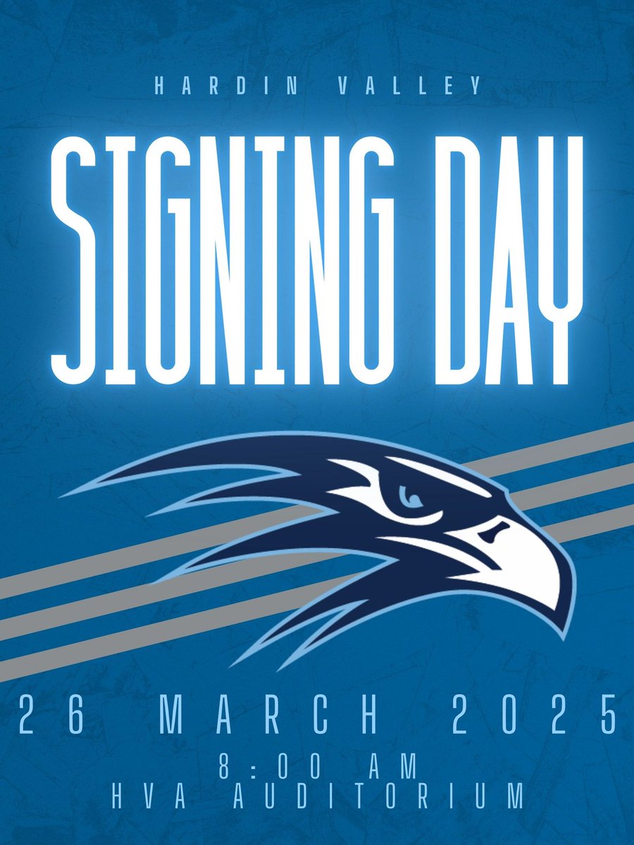 We have 1️⃣2️⃣ student-athletes signing their letters of intent to play at the next level on Wednesday, March 26 at 8:00 a.m.
GO HAWKS ‼️