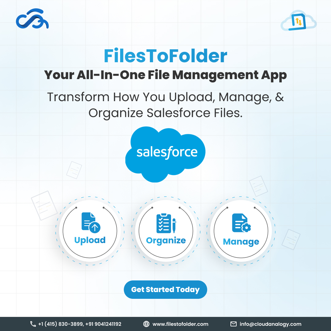 TechAtCA's tweet photo. @cloudanalogy  is 𝐃𝐫𝐢𝐯𝐢𝐧𝐠 𝐈𝐧𝐧𝐨𝐯𝐚𝐭𝐢𝐨𝐧 𝐰𝐢𝐭𝐡 𝐏𝐨𝐰𝐞𝐫𝐟𝐮𝐥 𝐍𝐞𝐰 𝐀𝐩𝐩𝐬!

#FilesToFolder on @Salesforce – effortless file management &amp; seamless integration.

Learn more: https://t.co/MrHSfowmXh

#SalesforceApps #FileManagement https://t.co/tmNvCQcr6u