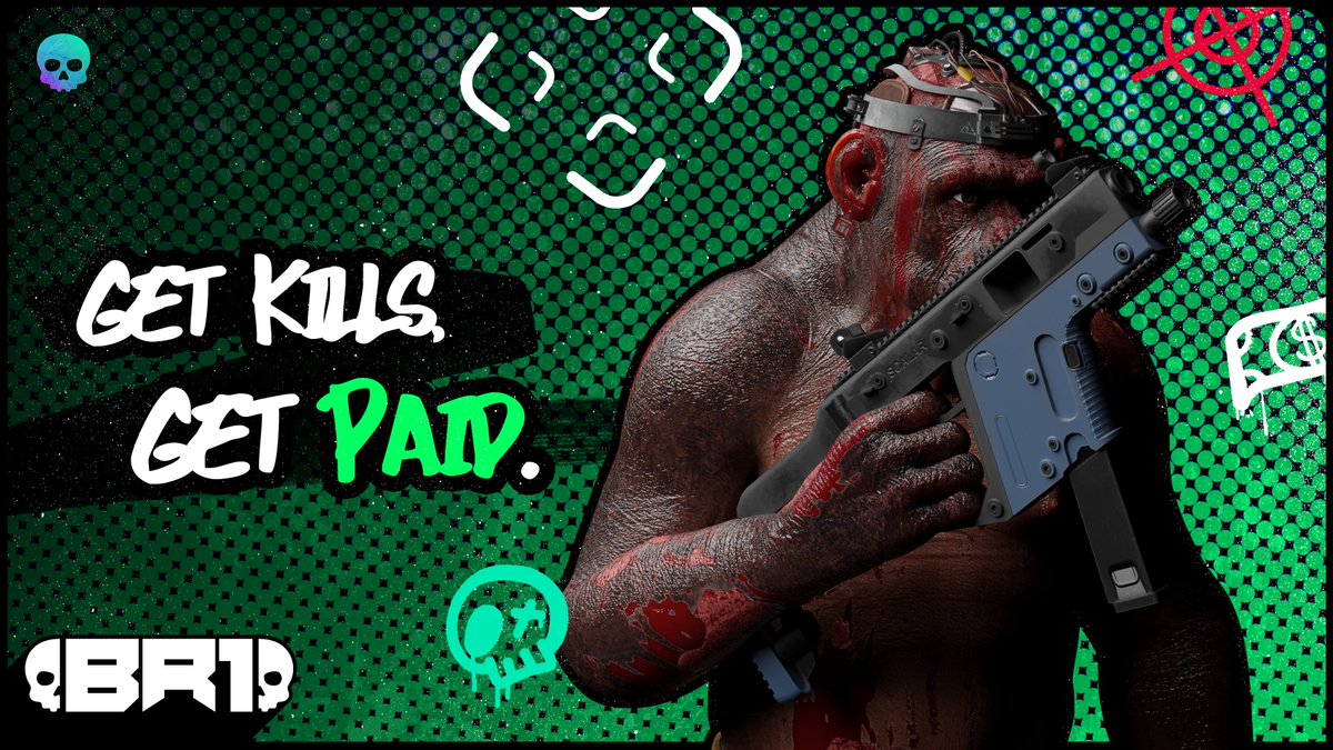 Get paid for every elimination.
Only in BR1: INFINITE 💰