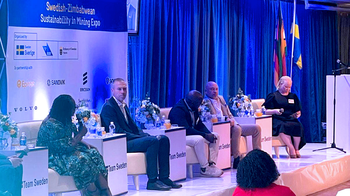 EricssonMEA's tweet photo. Driving the future of mining in Zimbabwe! We partnered with @econetzimbabwe &amp; @BusinessSweden at the Mining Expo in Harare. 5G is key to safer and more sustainable mining.

Blog Transforming Mining https://t.co/6NCFvSkJF5
 
#Ericsson #5G #MiningTech #Zimbabwe #AfricaInMotion https://t.co/WPLL2aYhmE