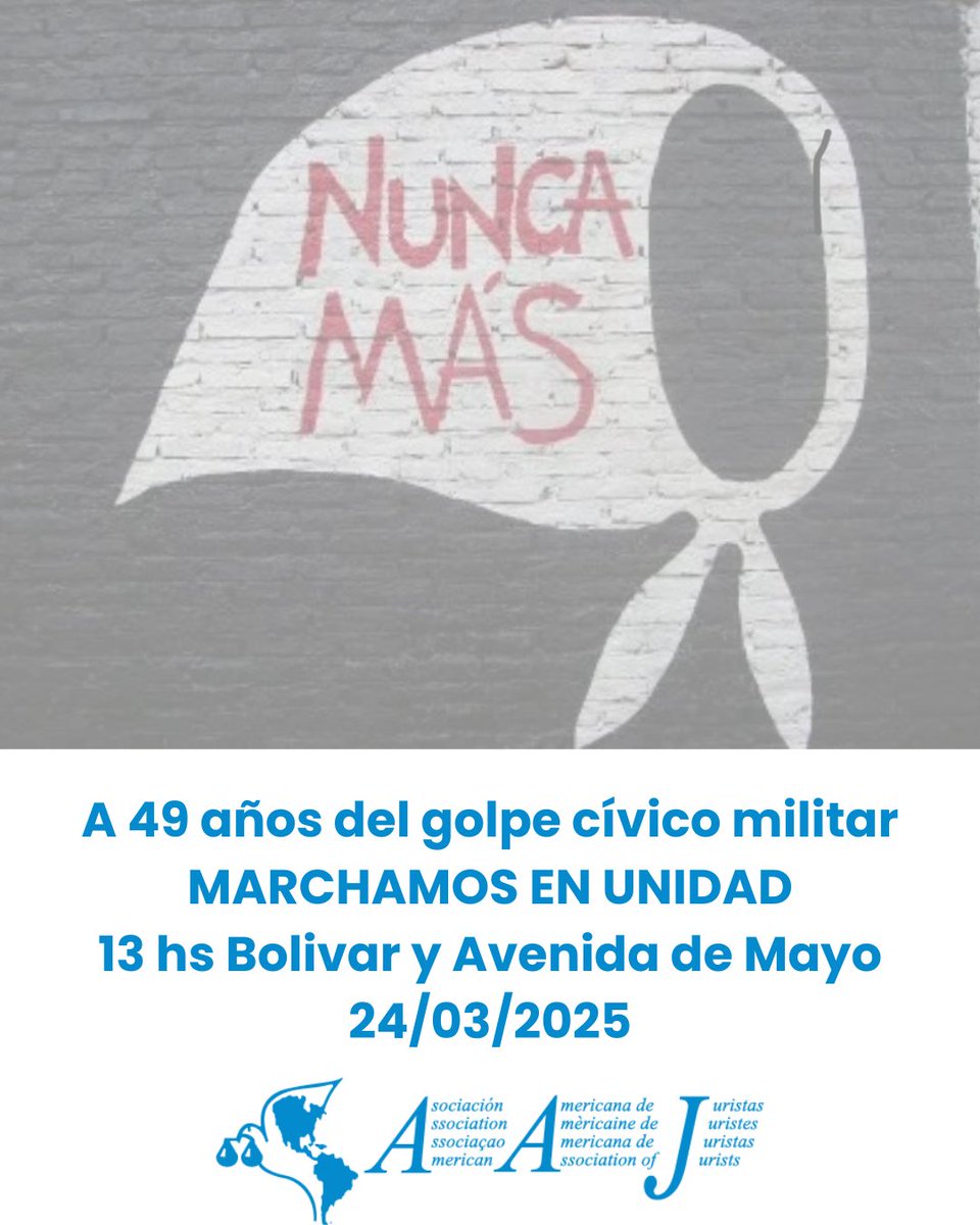 #MemoriaVerdadJusticia #NuncaMás #ddhh