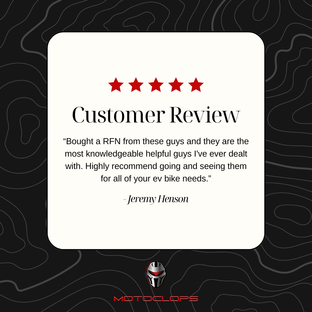 We'd be happy to help you with any of your ebike needs. Motoclops is an official RFN, LMX, Rawrr, Segway, Talaria, Surron, and Mototec dealer!🔥
-
-
-
#Motoclops #electricbike #ebike #electricbikes #ebikelife #electricmotorcycle #ebikeshop #RFN #Mototec #Surron #Talaria #Segway