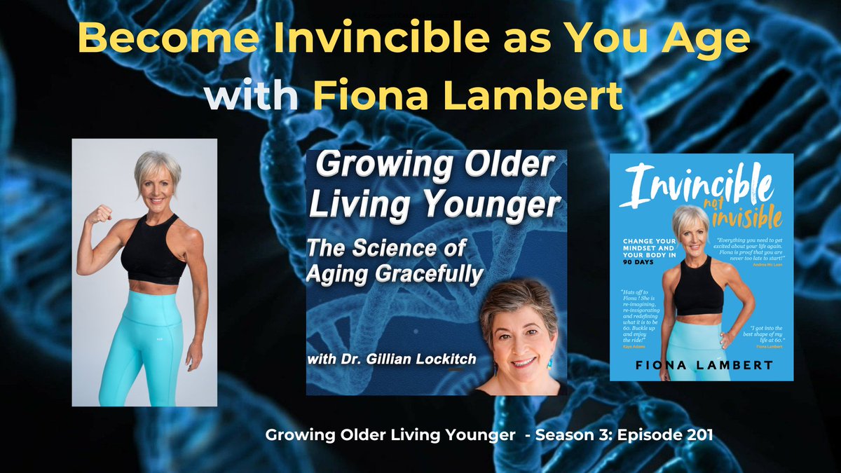 201 Become Invincible as You Age with Fiona Lambert askdrgill.com/2025/03/24/201…  yes,you can reshape your body and become a super ager regardless of your age.