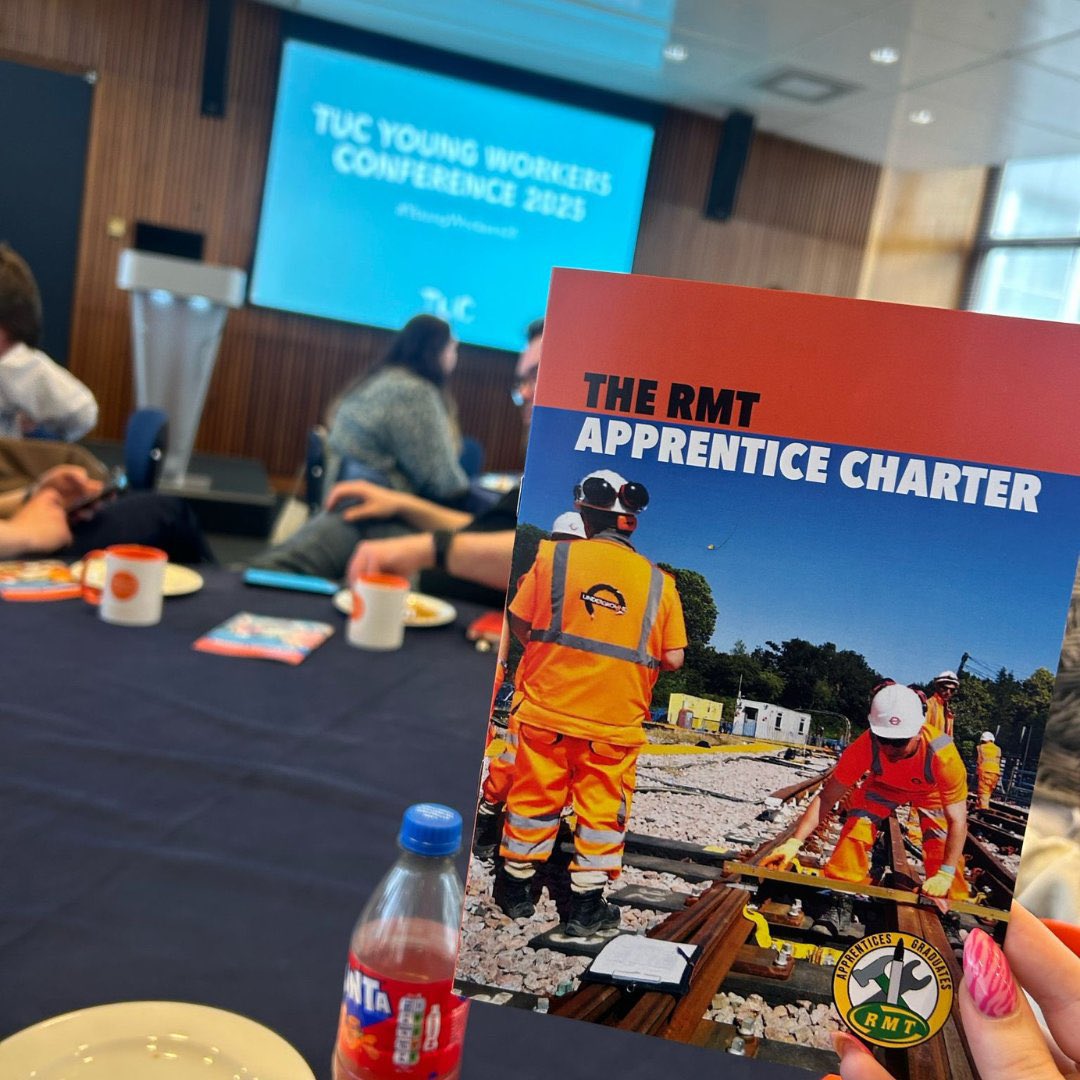 Another successful TUC Young Workers conference passes with our biggest delegation to date. Our members spoke on a range of topics facing young workers today such as organising apprentices, a 4 day week, and tackling the far right. #YoungWorkers25