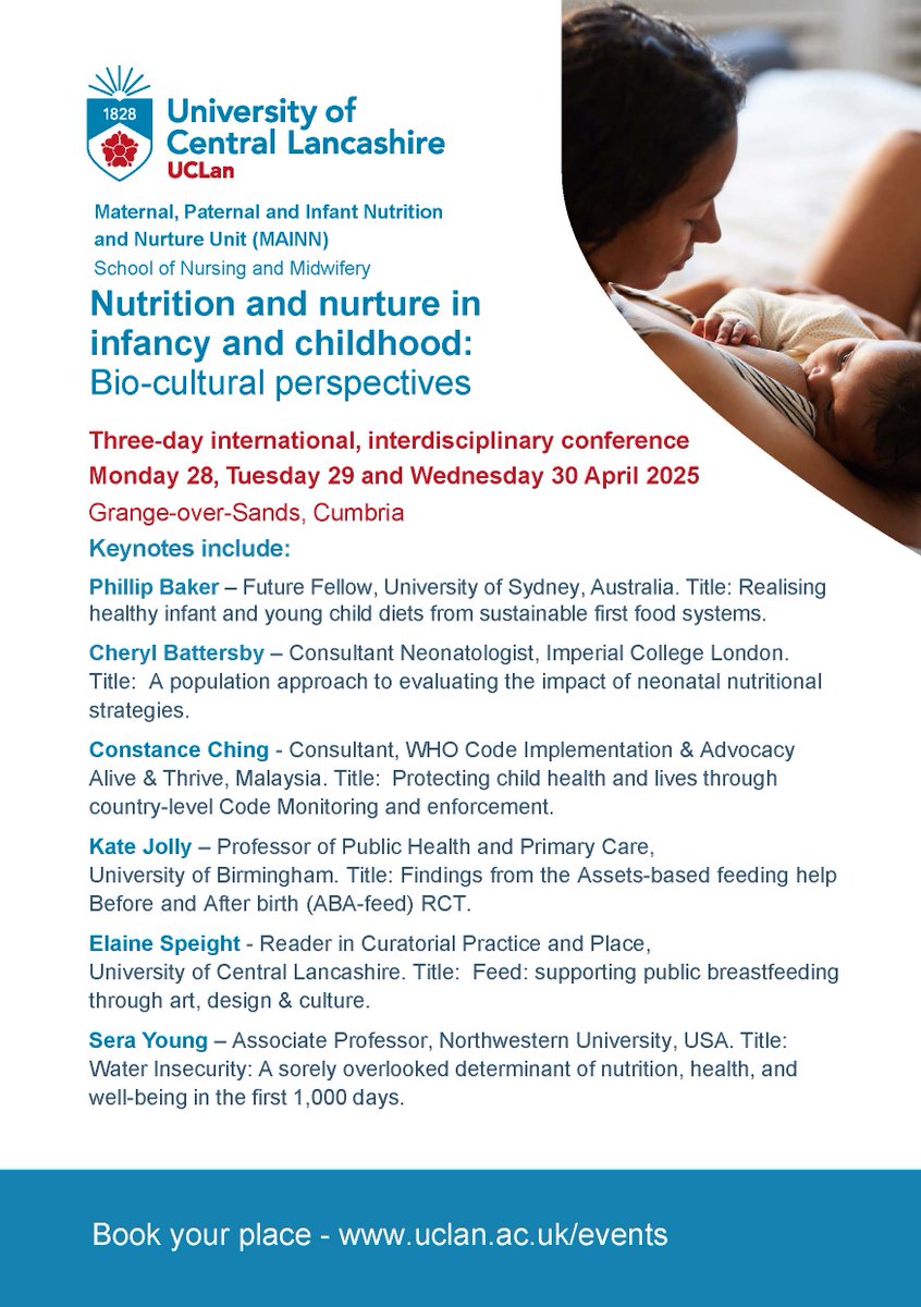 The Nutrition and Nurture Conference is happening at the end of next month 😀     

Book your place now: shorturl.at/9QWDj
