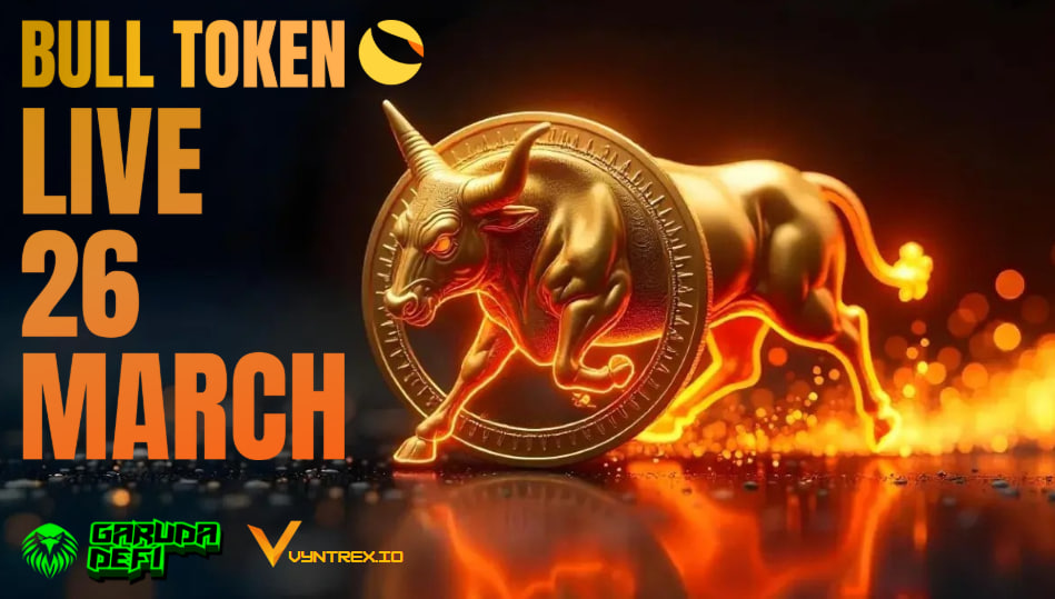 Bull_Lunc4live's tweet image. 🐃BULL in da house!
Available on :
@garuda_defi &amp;amp; @Vyntrex_io 
$Bull $LUNC $USTC