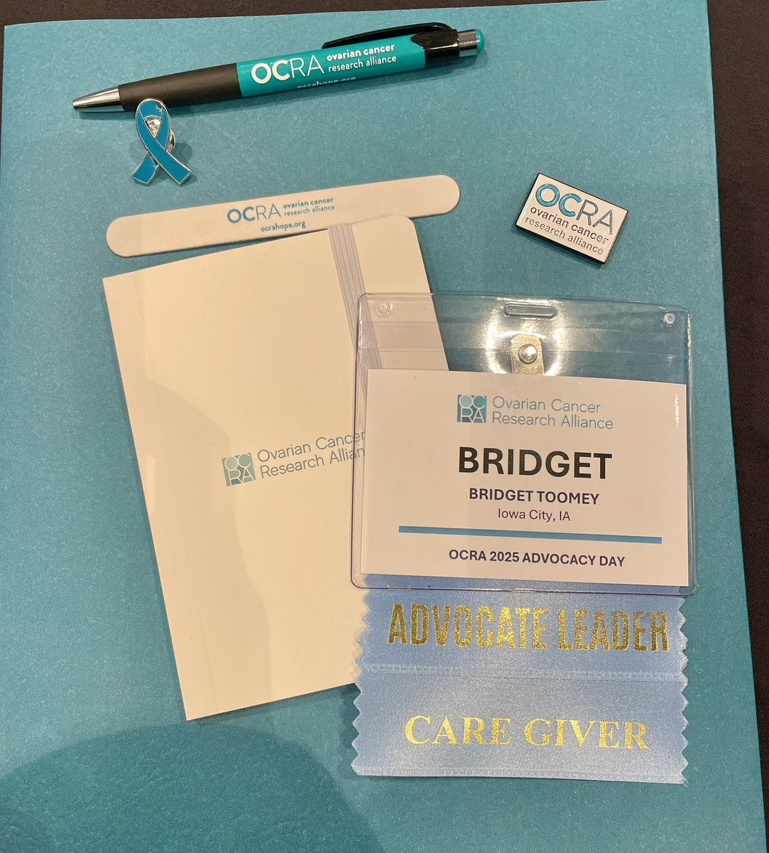 So excited to be in DC with <a href="/ocrahope/">Ovarian Cancer Research Alliance</a> !!   Ready to make our voices heard! #tealaction