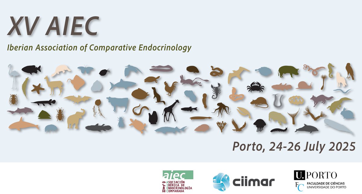CIIMAR, <a href="/ciencias_fcup/">FCUP | Faculdade de Ciências da U.Porto</a>, and AIEC are pleased to announce the XV Congress of the Iberian Association of Comparative Endocrinology (AIEC 2025), which will take place in Porto from July 24 to 26.

📌 Abstract submission and Registration: May 31st

🔗 ciimar.up.pt/events/aiec-20…