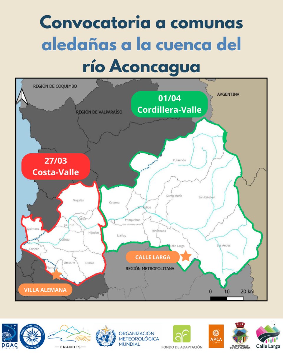 meteochile_dmc's tweet photo. 🌿 ¡Súmate a las Mesas de Trabajo con Comunidades Indígenas #MTCOI!
En el marco de #ProyectoENANDES, co-construiremos un diagnóstico #cambioclimático
📅 27.MAR: Villa Alemana (Costa-Valle)
📅 01.ABR: Calle Larga (Cordillera-Valle)
📌 ¡Inscríbete! En el QR #DMC141años https://t.co/zmr7BrIdgm