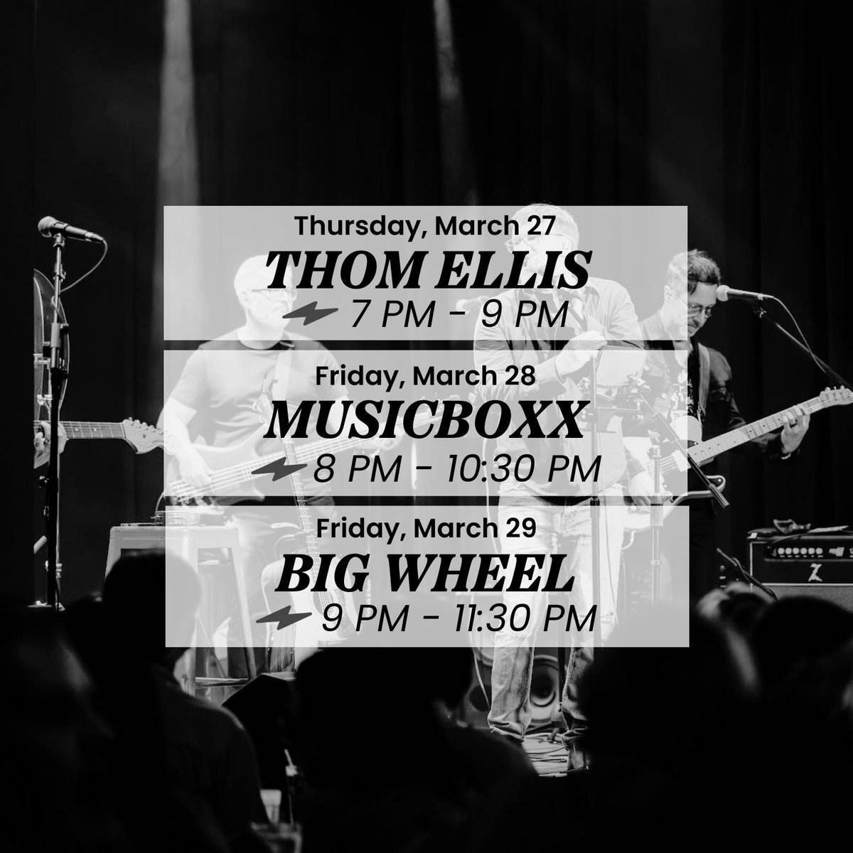 nashoba_live's tweet photo. This week's Live Music Lineup 🔥🎶 Join us for a good time this week!
_
#nashoba #nashobalive #livemusic #music #events #memphis #collierville #choose901  #chooselocal #WRHG #brews #local #sports #carriagecrossing https://t.co/blMnroY4jy