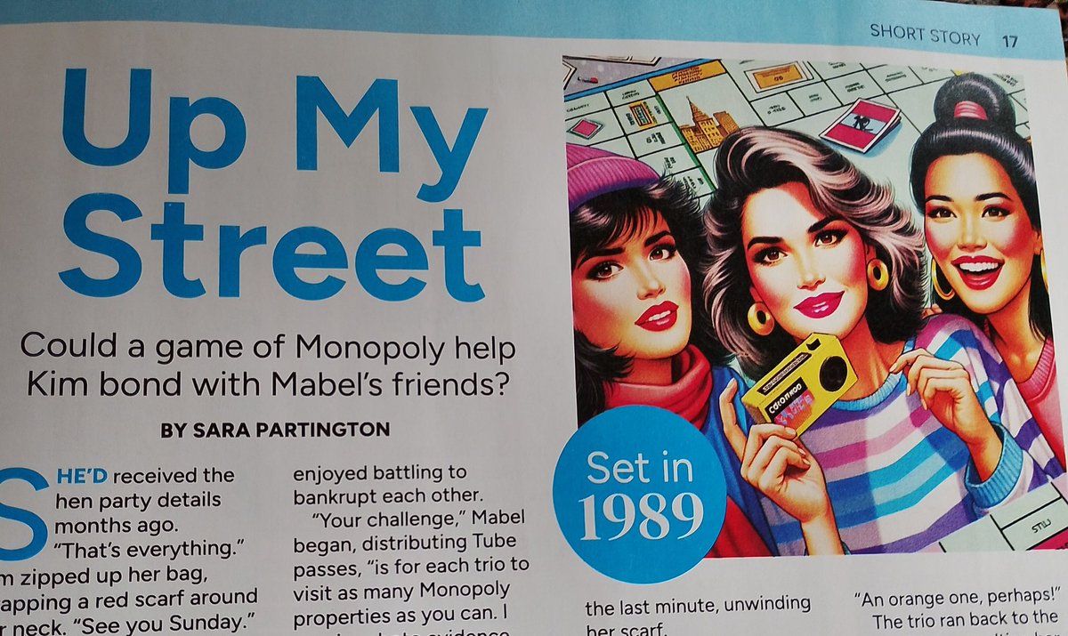 Sara Partington (@sjpfiction) on Twitter photo Happy Monday! Hope you enjoy the '80s London vibe of my latest story 'Up My Street' from the new <a href="/TheFriendMag/">The People's Friend</a> Special. #writing Happy Monday! Hope you enjoy the '80s London vibe of my latest story 'Up My Street' from the new <a href="/TheFriendMag/">The People's Friend</a> Special. #writing