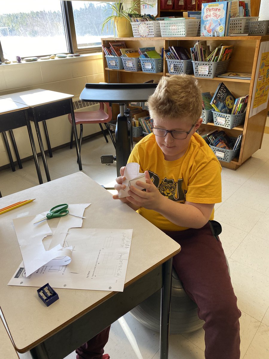InvernessECA's tweet image. Math 4 Hard at Work! 📐

Our Grade 4 students have been busy creating 3D objects! Engaging in hands-on model making helps them visualize shapes and better understand geometric concepts. Great work bringing math to life!
#SRCEMarchIsMathMonth