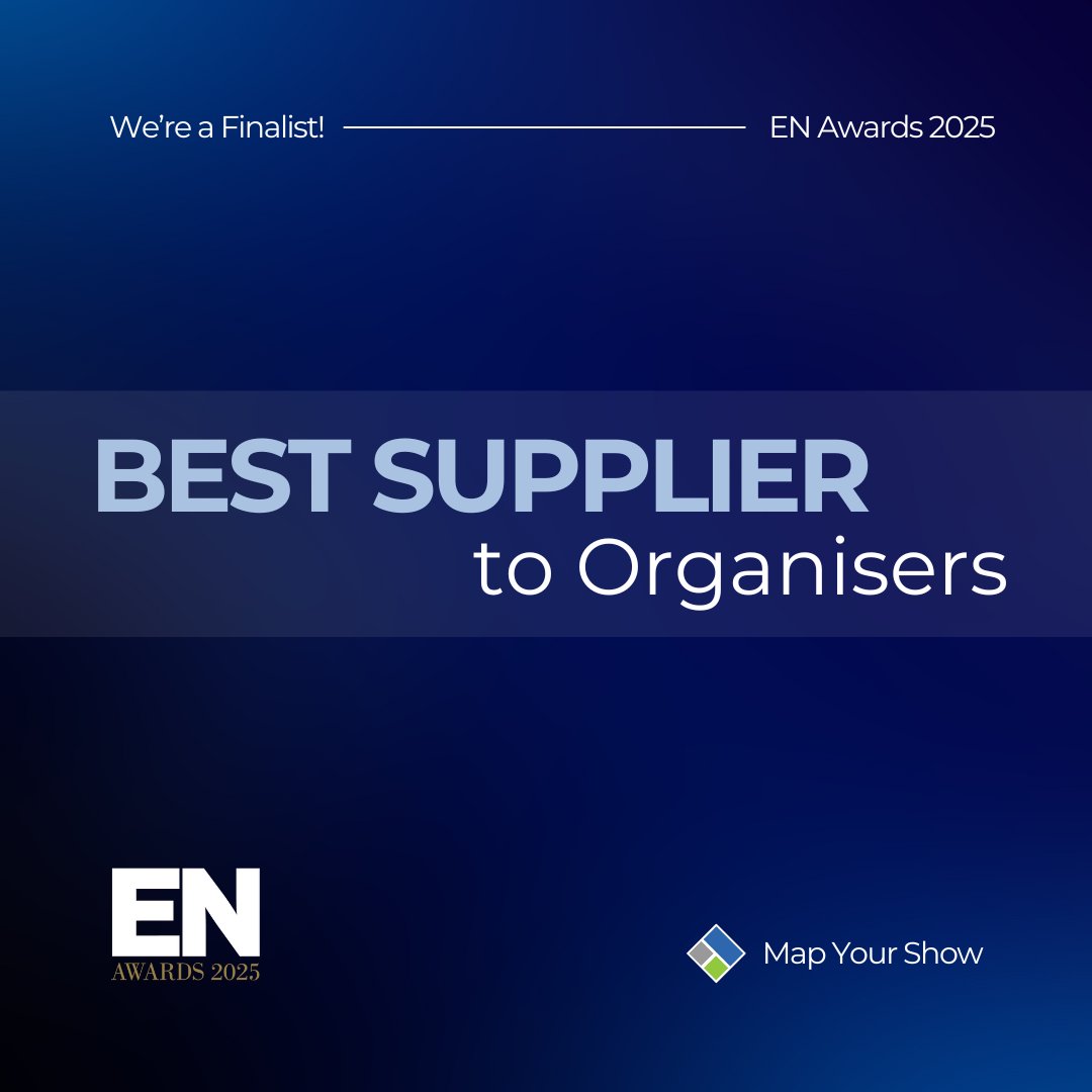 Map Your Show (MYS) (@mapyourshow) on Twitter photo β We're a Finalist! β
With less than a week to go, we're gearing up for a great event at the 2025 EN Awards in London. We are so thankful to have been nominated for "Best Supplier to Organisers"!
Congrats to all of the nominees! π
π bit.ly/4iBvbxQ
<a href="/ExhibitionNews/">Exhibition News</a> β We're a Finalist! β
With less than a week to go, we're gearing up for a great event at the 2025 EN Awards in London. We are so thankful to have been nominated for "Best Supplier to Organisers"!
Congrats to all of the nominees! π
π bit.ly/4iBvbxQ
<a href="/ExhibitionNews/">Exhibition News</a>