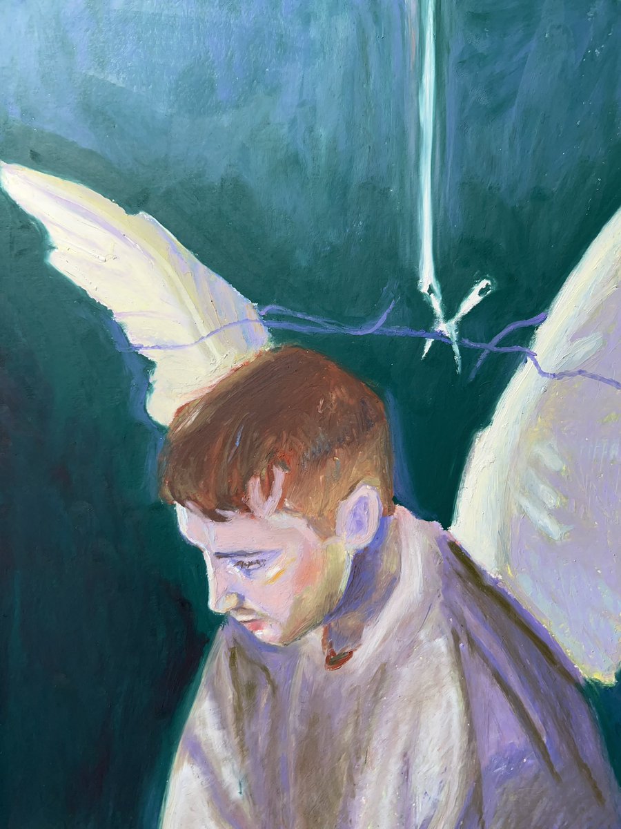 silviasarts's tweet photo. and it’s time to pick your battle and I promise you this is mine 
[ oil pastels on paper ]
24x32 cm

@tylerrjoseph @twentyonepilots 
[ #cliqueart #art #traditionalart #illustration #twentyonepilots #tylerjoseph ] https://t.co/KxcboWtomf