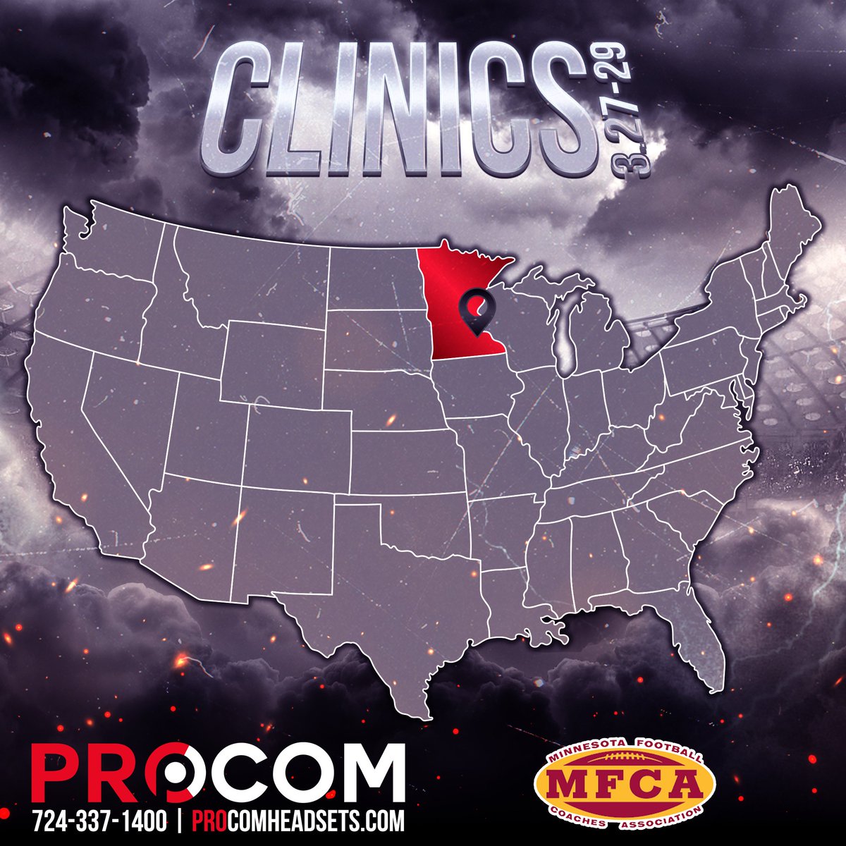 ProCom Headsets (@procomheadsets) on Twitter photo 🚨Catch Us this Week!🚨
<a href="/mfca_now/">MFCA-The Keepers of the Game</a> Clinic: St. Louis Park, MN - 3/27-3/29
#ProComHeadsets #MNFootball #FootballTech #CoachToPlayer #CoachingHeadsets #CommunicateLikeAPro 🚨Catch Us this Week!🚨
<a href="/mfca_now/">MFCA-The Keepers of the Game</a> Clinic: St. Louis Park, MN - 3/27-3/29
#ProComHeadsets #MNFootball #FootballTech #CoachToPlayer #CoachingHeadsets #CommunicateLikeAPro