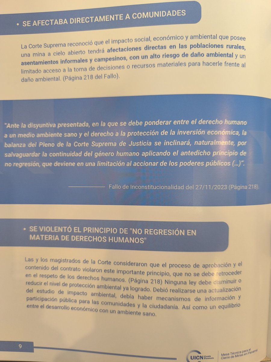 Hablemos con la verdad. La minera puede pagar influencers, vallas publicitarias, stands en ferias, etc., pero el fallo de la Corte los dejó sin contrato y dijo que esa actividad pone en riesgo la salud de nuestras poblaciones 👩🏻‍⚖️ <a href="/JoseRaulMulino/">José Raúl Mulino</a> lee por fa <a href="/OJudicialPanama/">OJudicialPanamá</a>