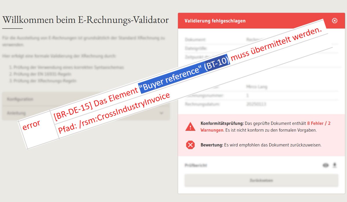 Tutonaut's tweet image. #XRechnung #ERechnung #KoSIT Um es kurz zu machen: BT-10 != Leitweg-ID Zu kurz? Okay, wir erklären es auch in ganzen Sätzen ;) tutonaut.de/xrechnung-bt-1…