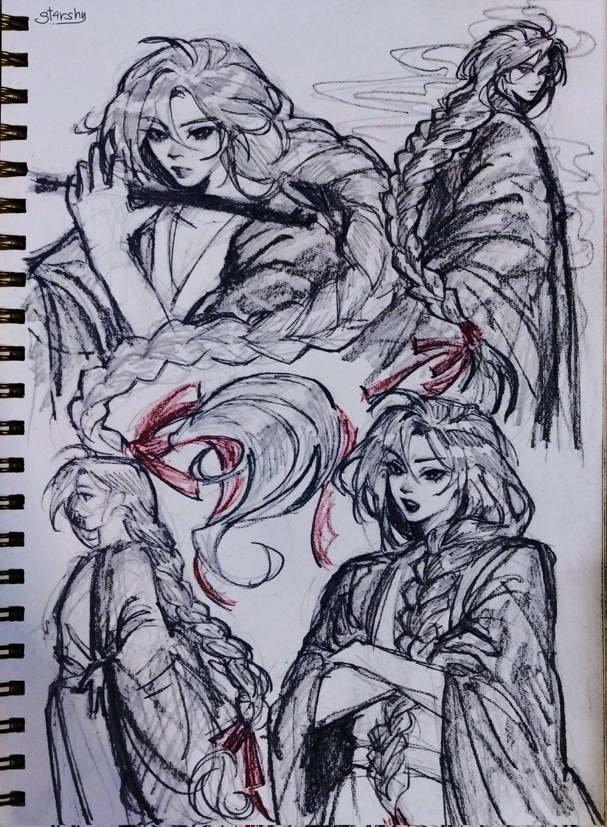 st4r_shy's tweet photo. Au where everything is the same except yllz wwx wears a braid the whole time
#weiwuxian #weying #MDZS https://t.co/oVqyTVAFaH