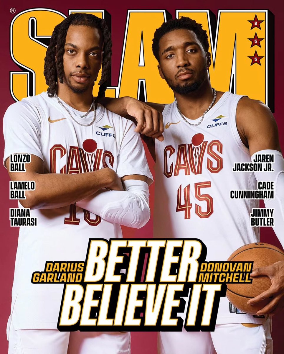 Donovan Mitchell and Darius Garland as the new SLAM cover.

OH MY GOD THE AURA 🔥