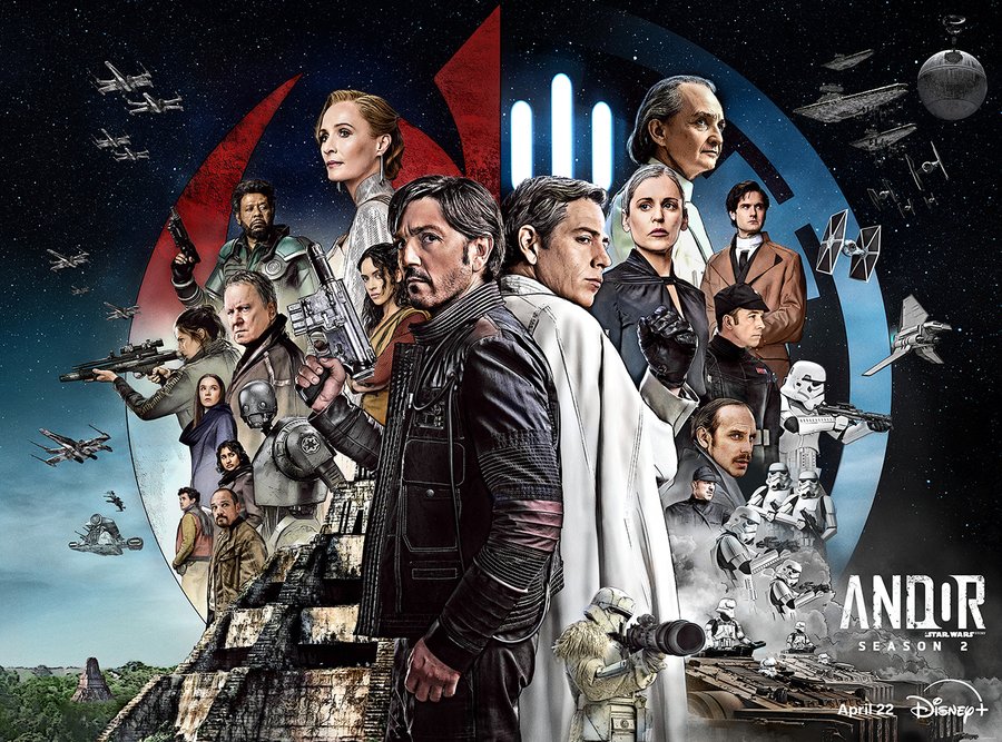 Algemene Star Wars Andor S2 banner op Disney Plus België
