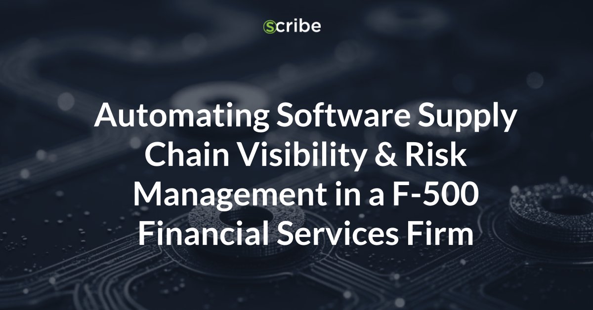 Scribe Security tweet media