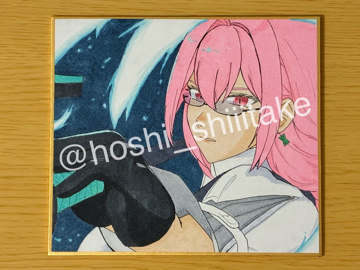 動画作りの息抜きで久々に色紙描いた😊
柳さんの終結スキル良すぎるな〜
コピック相変わらずよくわからん！