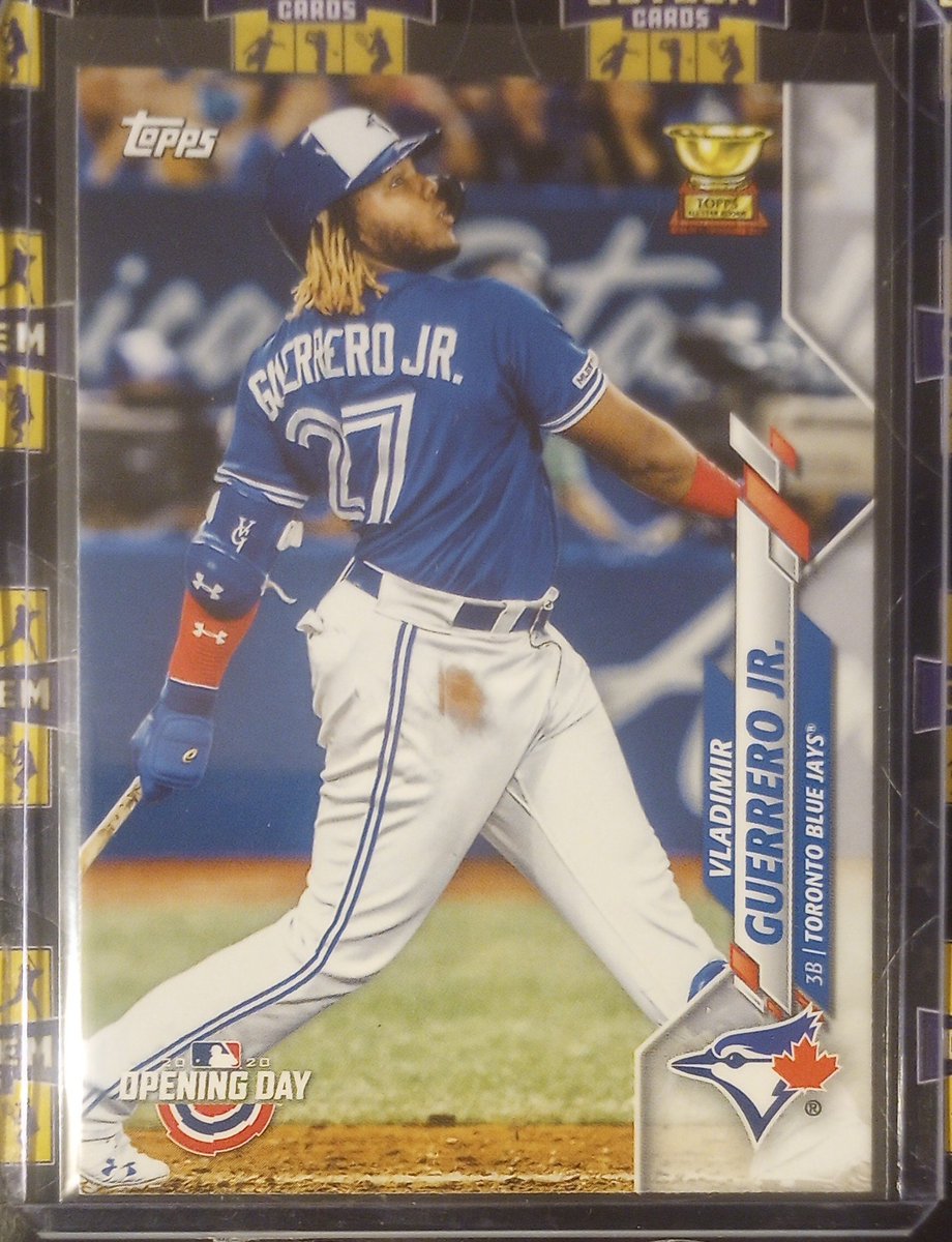 GotdemCards's tweet photo. 2020 Topps Opening Day #33a Vladimir Guerrero Jr. Rookie Cup #BlueJays #TOTheCore
$2 OBO
🏆 If you Repost This your Awesome
🏆 If you tag people into this post Your Amazing
#TheHobbyFamily #THFpro #thehobby #mlbx #sportscardsforsale #MLB #baseball #sportscards #baseballcards #ForSale