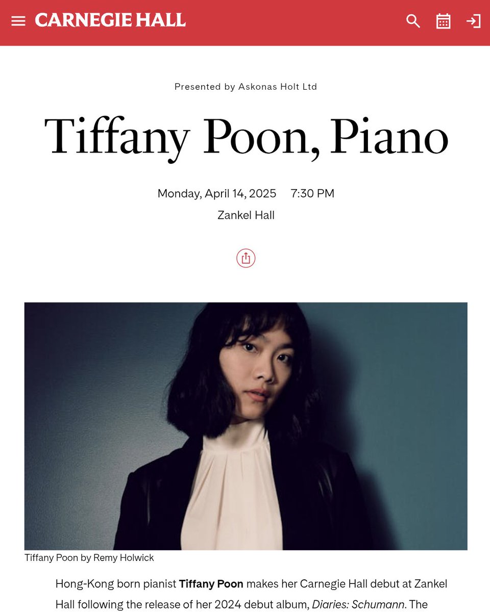 Countdown begins now... Exactly 3 weeks from my Carnegie Hall debut! Who's coming? 👀 carnegiehall.org/calendar/2025/…