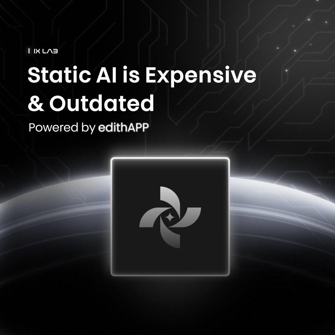 iX LAB (@ixlab_) on Twitter photo Most AI models are static, requiring costly updates to improve. 💰
<a href="/edithAPP/">EDITH SuperAi</a> learns and evolves in real time, powered by Neural Atoms—small AI fragments running across a decentralized network. Most AI models are static, requiring costly updates to improve. 💰
<a href="/edithAPP/">EDITH SuperAi</a> learns and evolves in real time, powered by Neural Atoms—small AI fragments running across a decentralized network.