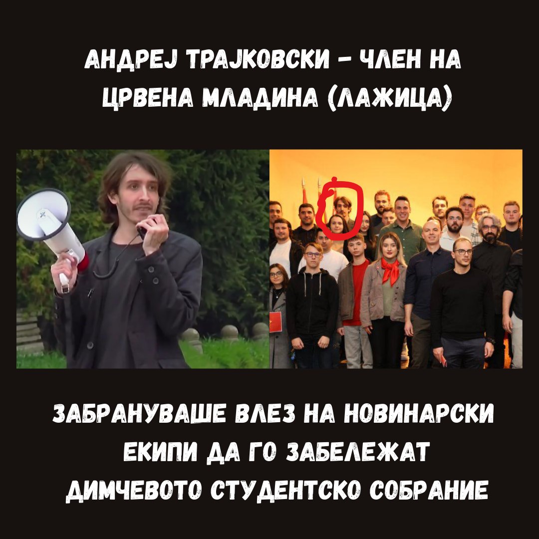 Царот е гол! Членот на Црвена Младина (Лажица) - Андреј Трајковски забрануваше влез на новинарски екипи на Филозофски факултет - Скопје од страв да не го забелешат фијаското кое го снајде за кое ќе пишуваме малку покасно...

#ЦелаШуткаЛажица
#ПрекуРеволуцијаДоБогатство